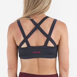 KIAVAclothing Endurance Sports Bra Charcoal KIAVA